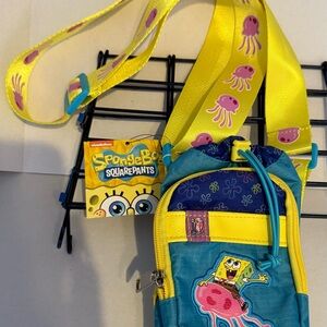 SpongeBob SquarePants Jellyfish Water Bottle Sling NWT